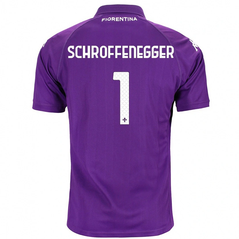 Danxen Herren Katja Schroffenegger #1 Violett Heimtrikot Trikot 2024/25 T-Shirt
