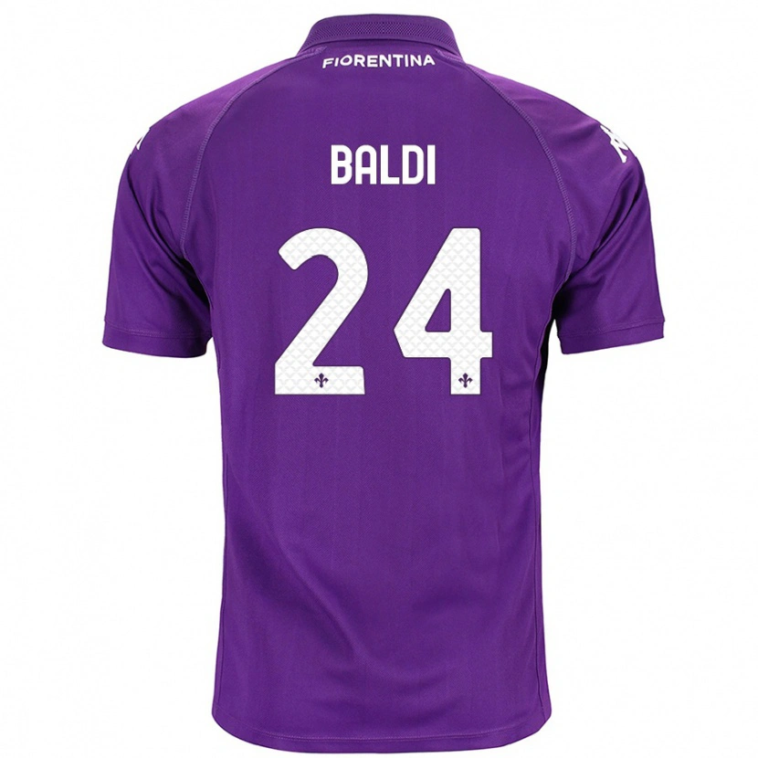 Danxen Herren Rachele Baldi #24 Violett Heimtrikot Trikot 2024/25 T-Shirt