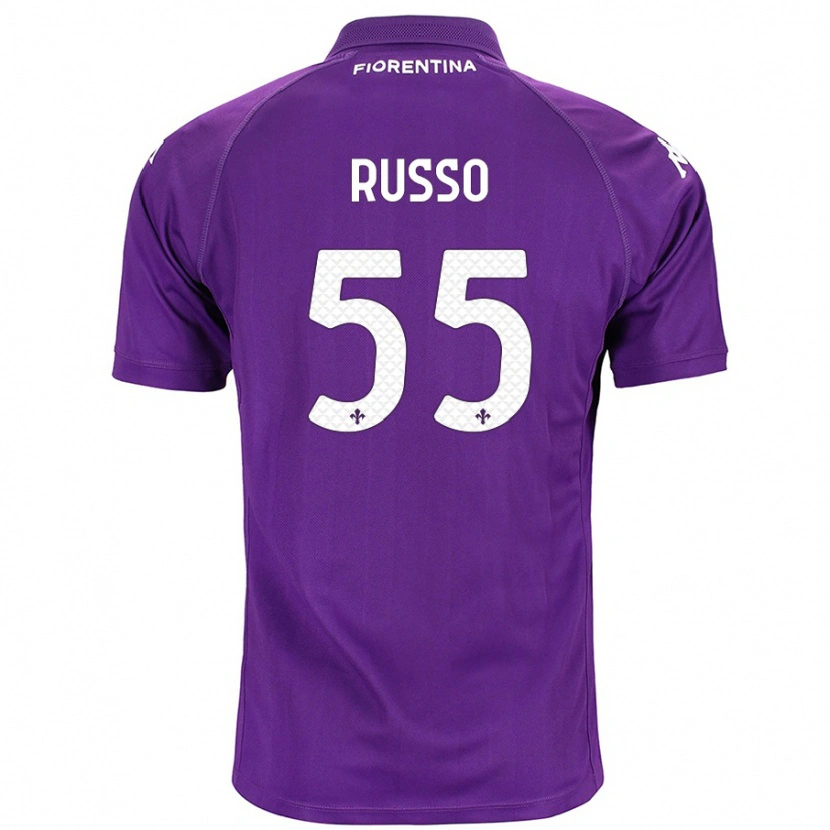Danxen Herren Federica Russo #55 Violett Heimtrikot Trikot 2024/25 T-Shirt