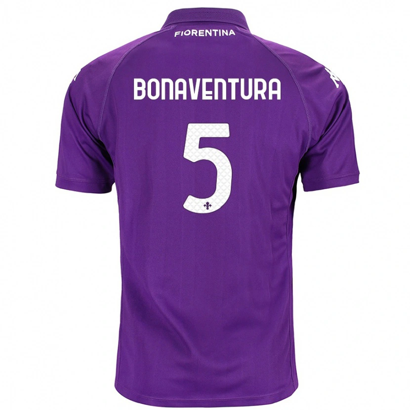 Danxen Herren Giacomo Bonaventura #5 Violett Heimtrikot Trikot 2024/25 T-Shirt