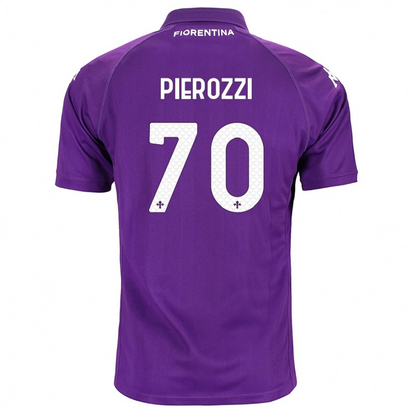 Danxen Herren Niccolò Pierozzi #70 Violett Heimtrikot Trikot 2024/25 T-Shirt