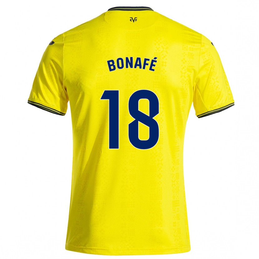 Danxen Herren César Bonafé #18 Gelb Schwarz Heimtrikot Trikot 2024/25 T-Shirt