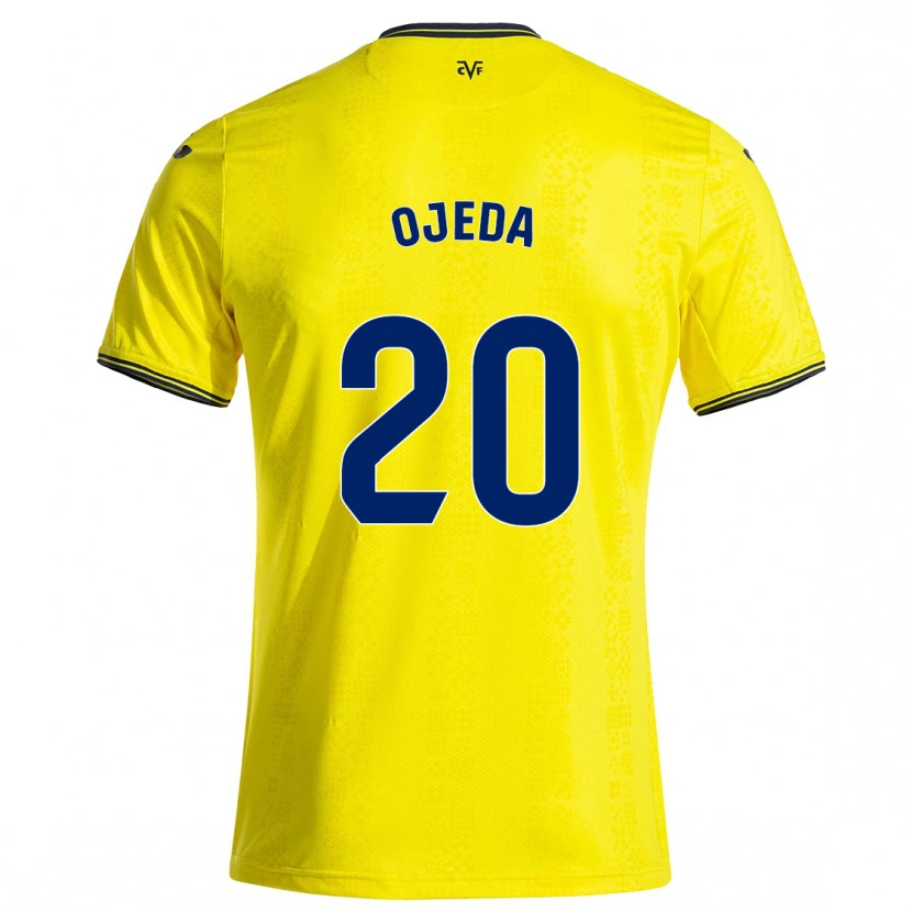 Danxen Herren Thiago Ojeda #20 Gelb Schwarz Heimtrikot Trikot 2024/25 T-Shirt