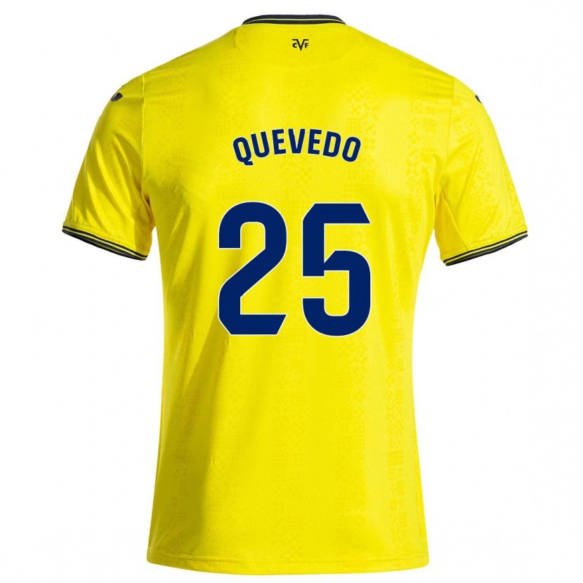 Danxen Herren Alex Quevedo #25 Gelb Schwarz Heimtrikot Trikot 2024/25 T-Shirt