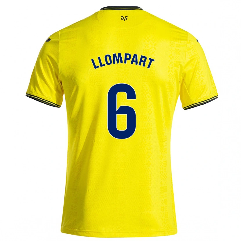 Danxen Herren María Llompart #6 Gelb Schwarz Heimtrikot Trikot 2024/25 T-Shirt