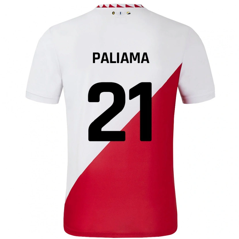 Danxen Herren Joni Paliama #21 Weiß Rot Heimtrikot Trikot 2024/25 T-Shirt