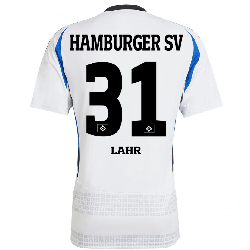 Danxen Herren Jobina Lahr #31 Weiß Blau Heimtrikot Trikot 2024/25 T-Shirt