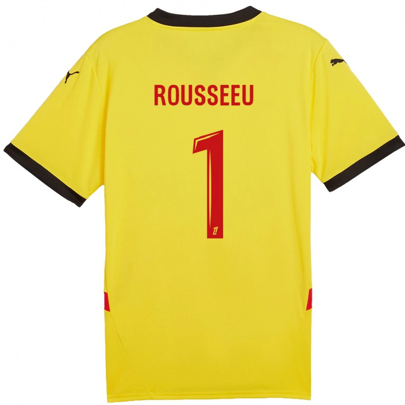 Danxen Herren Justine Rousseeu #1 Gelb Rot Heimtrikot Trikot 2024/25 T-Shirt