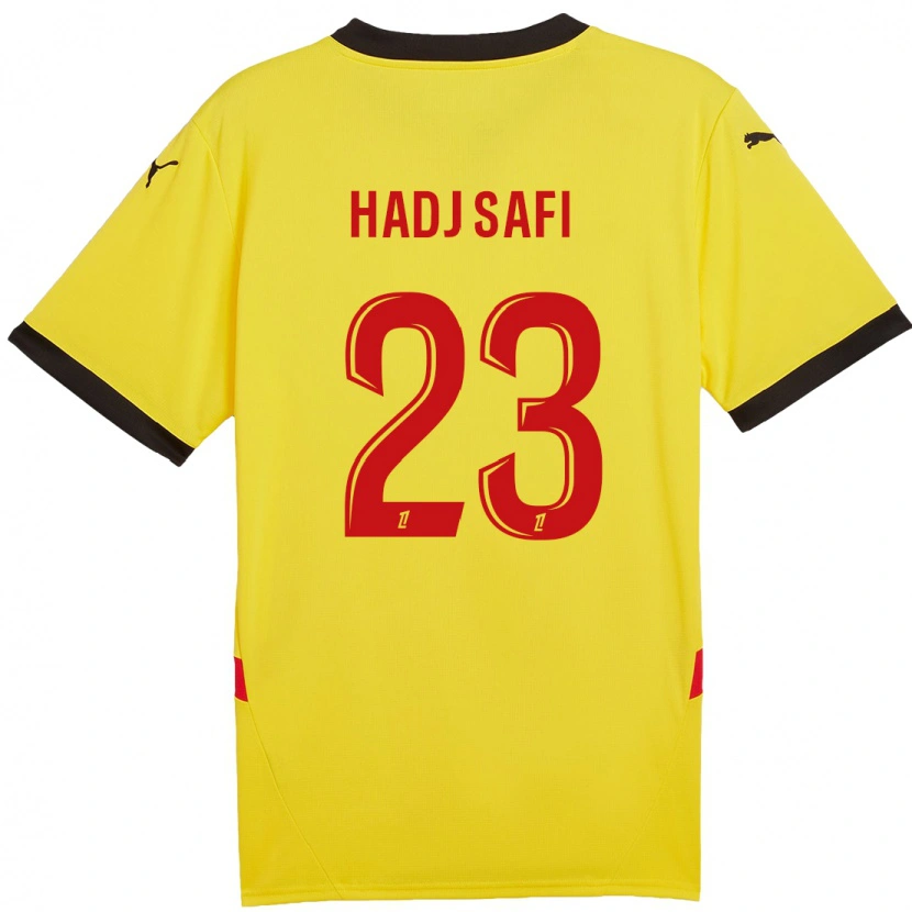 Danxen Herren Souhina Hadj Safi #23 Gelb Rot Heimtrikot Trikot 2024/25 T-Shirt