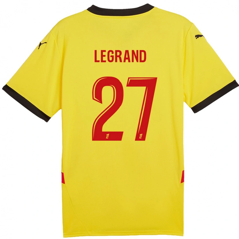 Danxen Herren Bérénice Legrand #27 Gelb Rot Heimtrikot Trikot 2024/25 T-Shirt
