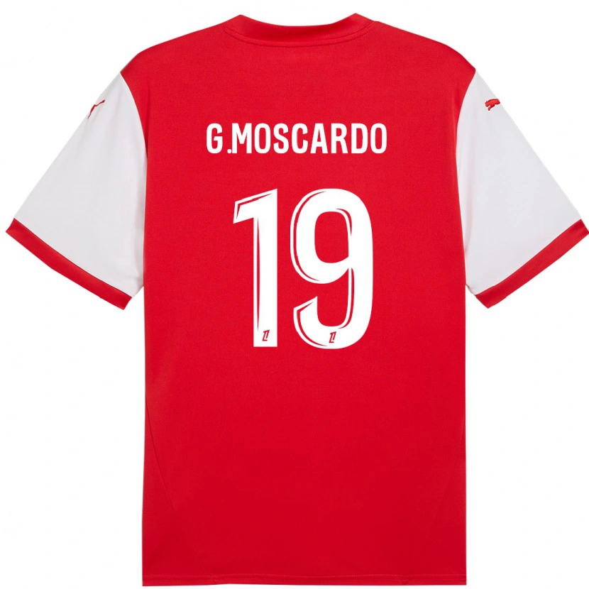 Danxen Herren Gabriel Moscardo #19 Rot Weiß Heimtrikot Trikot 2024/25 T-Shirt