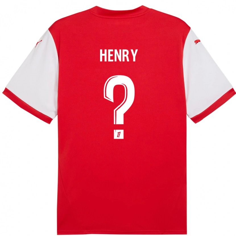Danxen Herren Kobi Henry #0 Rot Weiß Heimtrikot Trikot 2024/25 T-Shirt