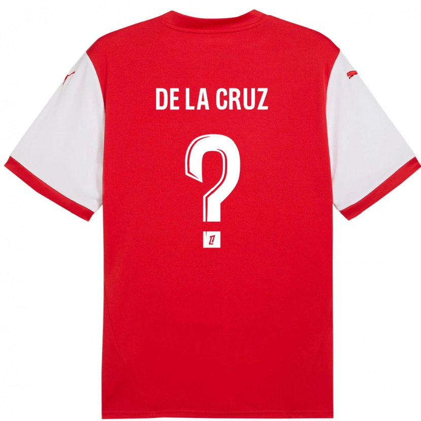 Danxen Herren Maiky De La Cruz #0 Rot Weiß Heimtrikot Trikot 2024/25 T-Shirt
