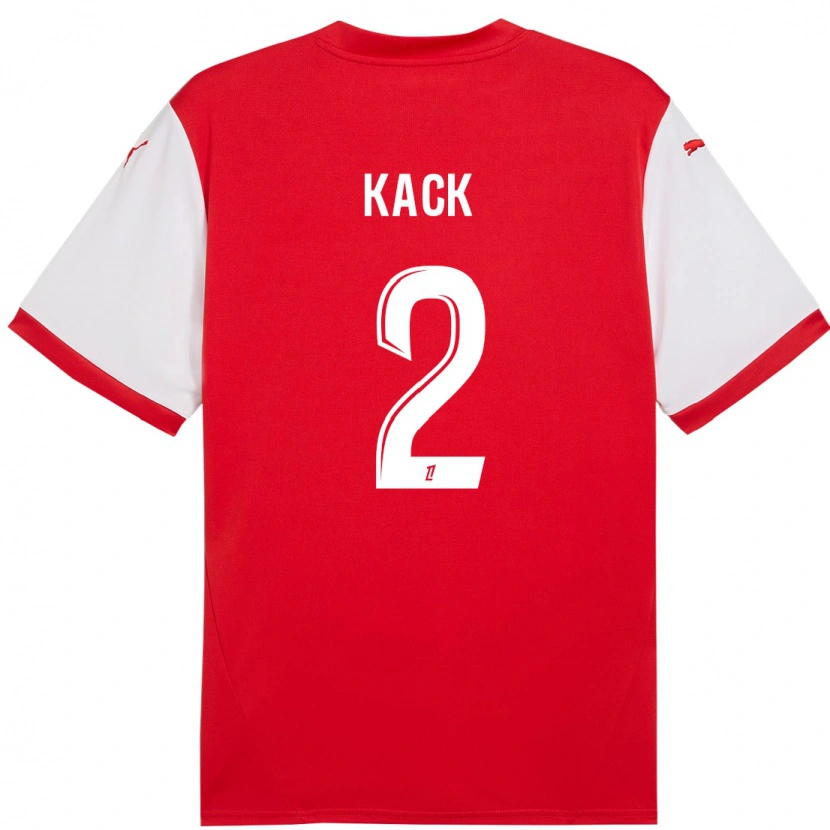 Danxen Herren Mathilde Kack #2 Rot Weiß Heimtrikot Trikot 2024/25 T-Shirt