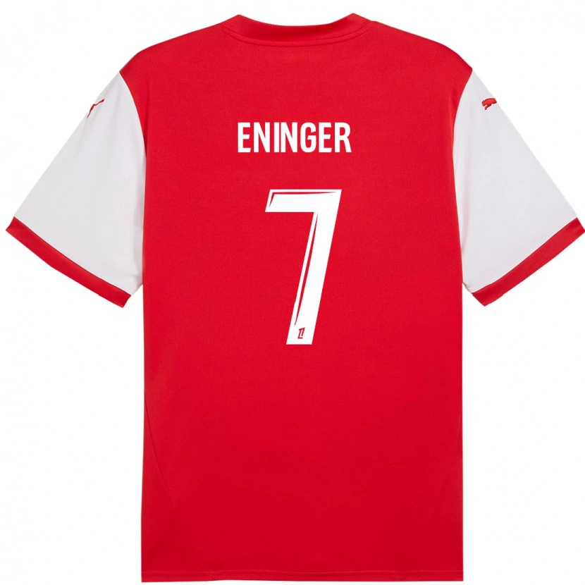 Danxen Herren Thelma Eninger #7 Rot Weiß Heimtrikot Trikot 2024/25 T-Shirt