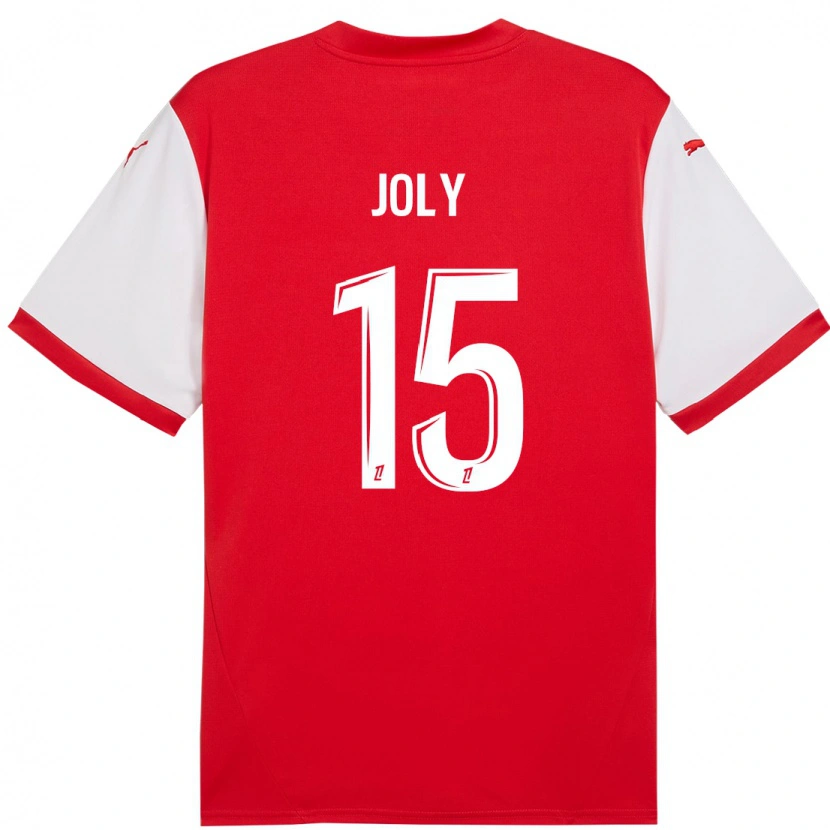 Danxen Herren Lou-Ann Joly #15 Rot Weiß Heimtrikot Trikot 2024/25 T-Shirt