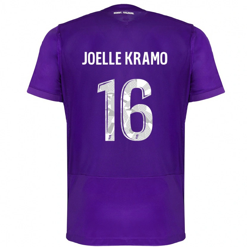 Danxen Herren Marie Joelle Kramo #16 Violett Weiß Heimtrikot Trikot 2024/25 T-Shirt