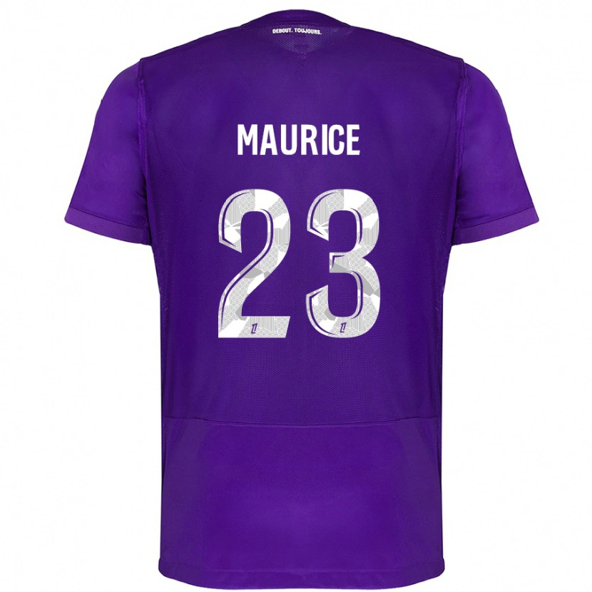 Danxen Herren Sandra Maurice #23 Violett Weiß Heimtrikot Trikot 2024/25 T-Shirt