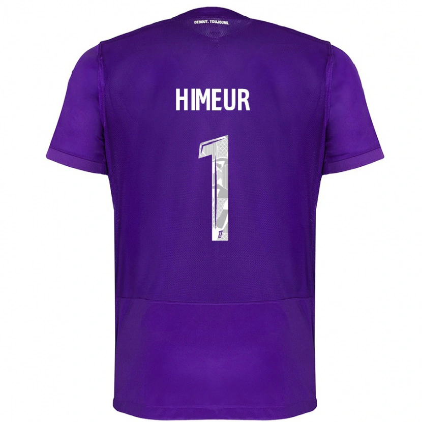 Danxen Herren Thomas Himeur #1 Violett Weiß Heimtrikot Trikot 2024/25 T-Shirt
