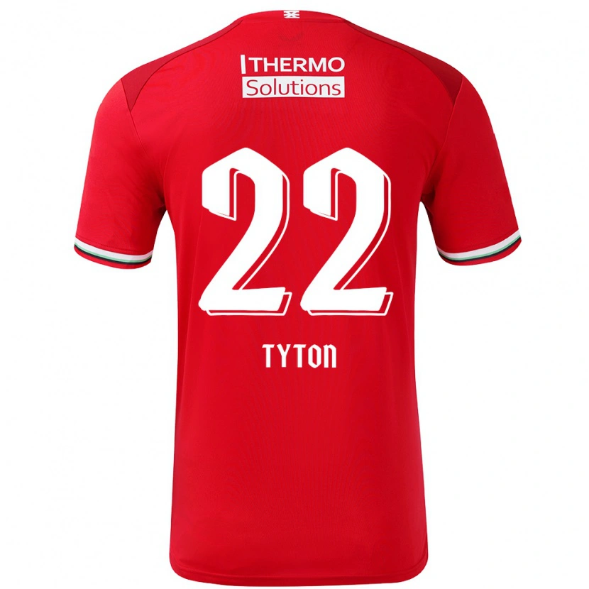 Danxen Herren Przemyslaw Tyton #22 Rot Weiß Heimtrikot Trikot 2024/25 T-Shirt