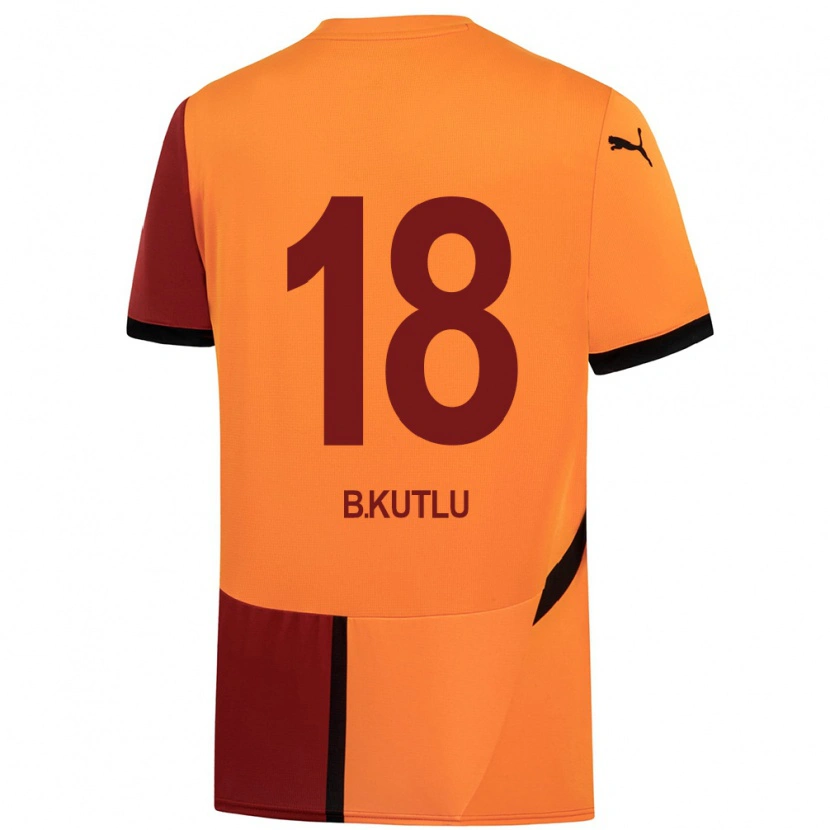 Danxen Herren Berkan Kutlu #18 Gelb Rot Heimtrikot Trikot 2024/25 T-Shirt