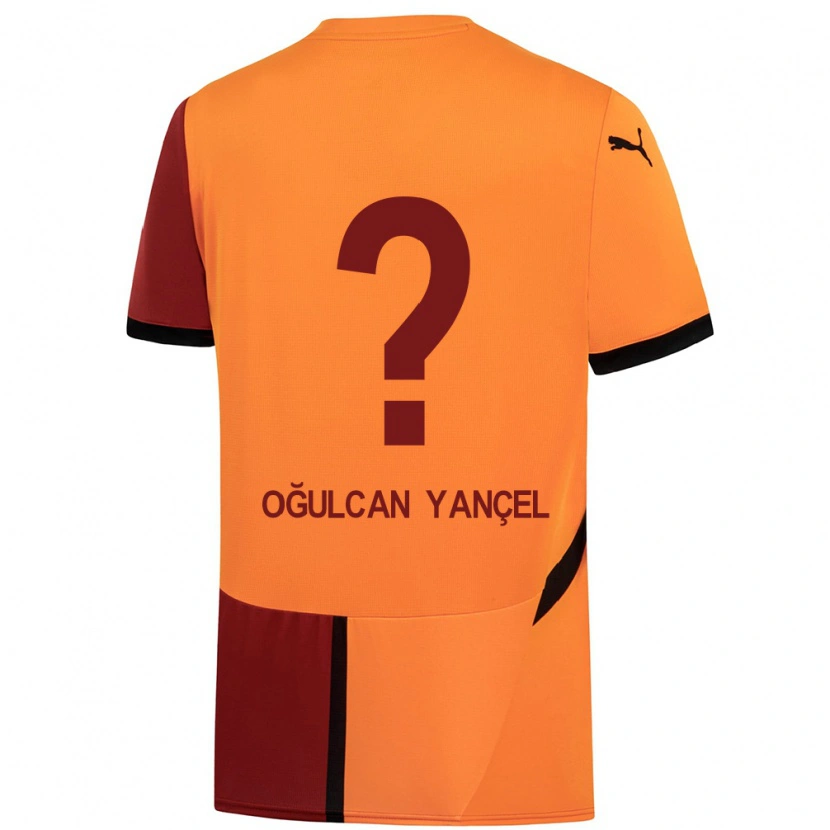 Danxen Herren Necati Oğulcan Yançel #0 Gelb Rot Heimtrikot Trikot 2024/25 T-Shirt