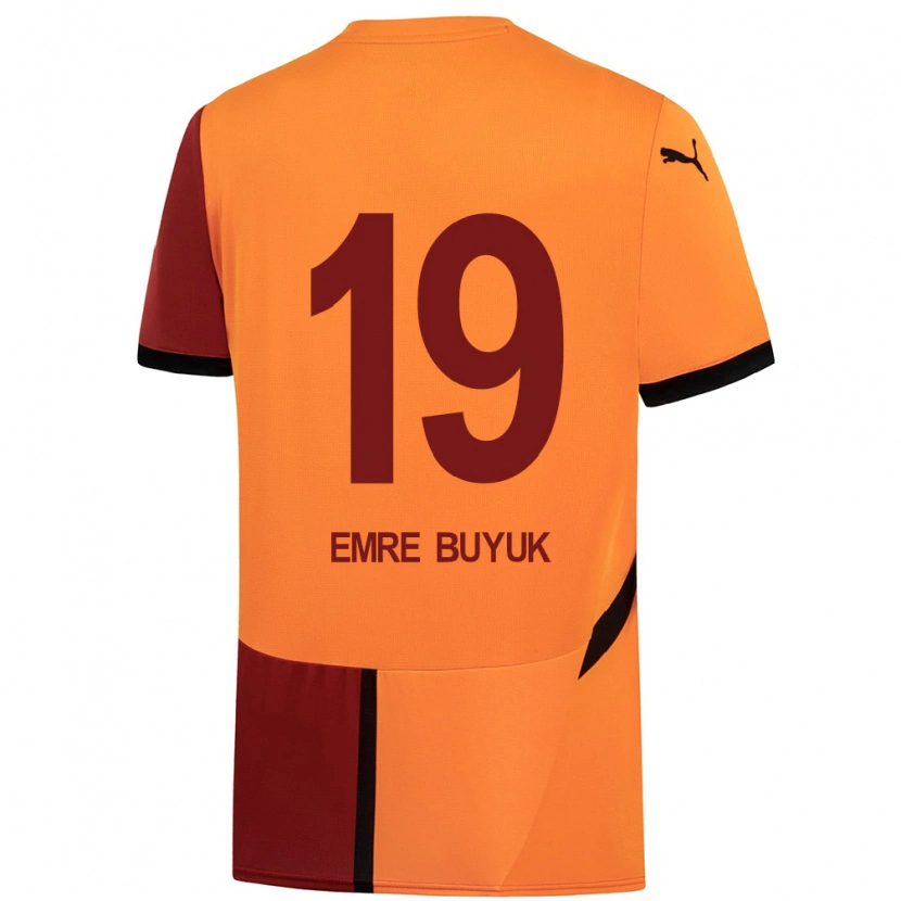 Danxen Herren Enes Emre Büyük #19 Gelb Rot Heimtrikot Trikot 2024/25 T-Shirt