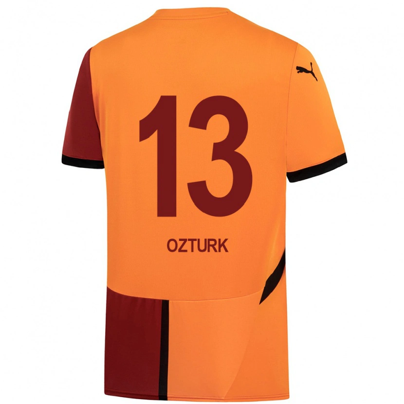 Danxen Herren Fatma Sare Öztürk #13 Gelb Rot Heimtrikot Trikot 2024/25 T-Shirt