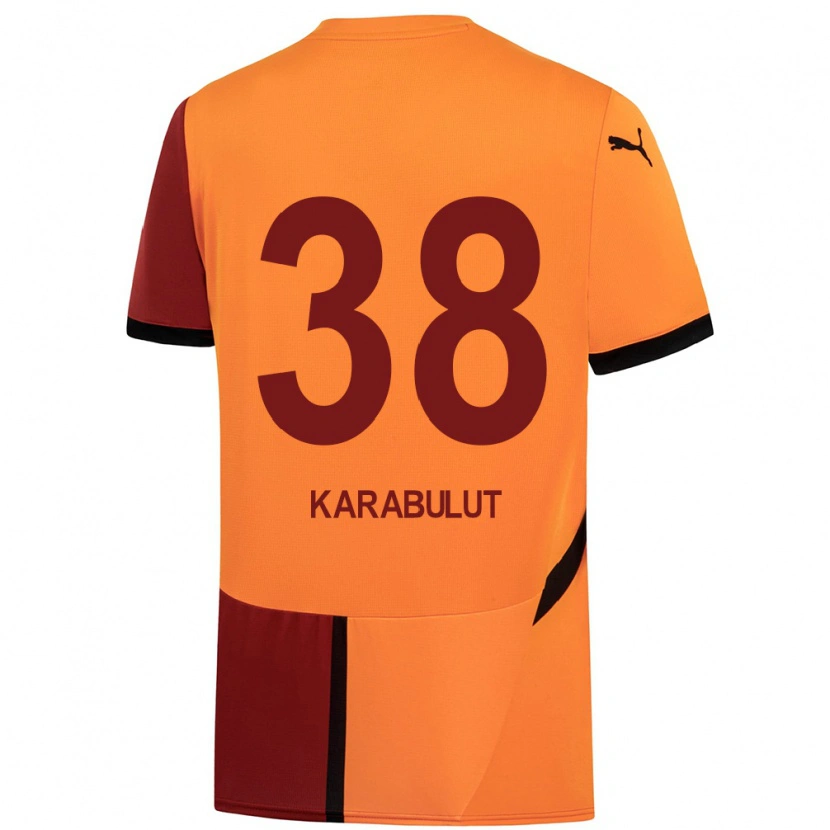 Danxen Herren Arzu Karabulut #38 Gelb Rot Heimtrikot Trikot 2024/25 T-Shirt