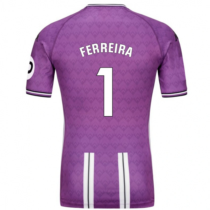 Danxen Herren André Ferreira #1 Violett Weiß Heimtrikot Trikot 2024/25 T-Shirt