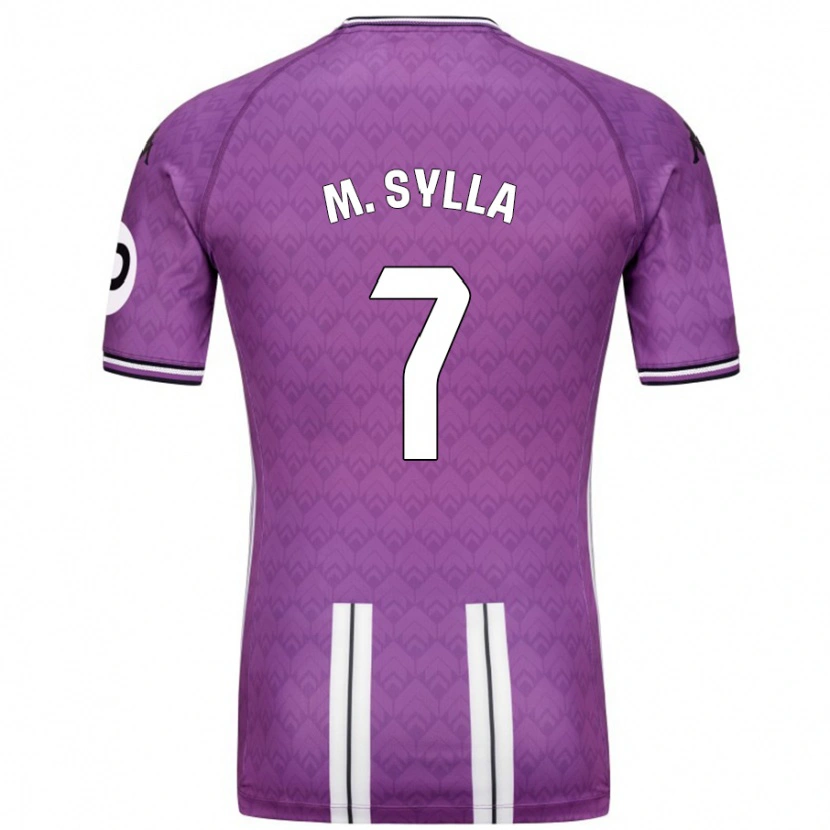Danxen Herren Mamadou Sylla #7 Violett Weiß Heimtrikot Trikot 2024/25 T-Shirt