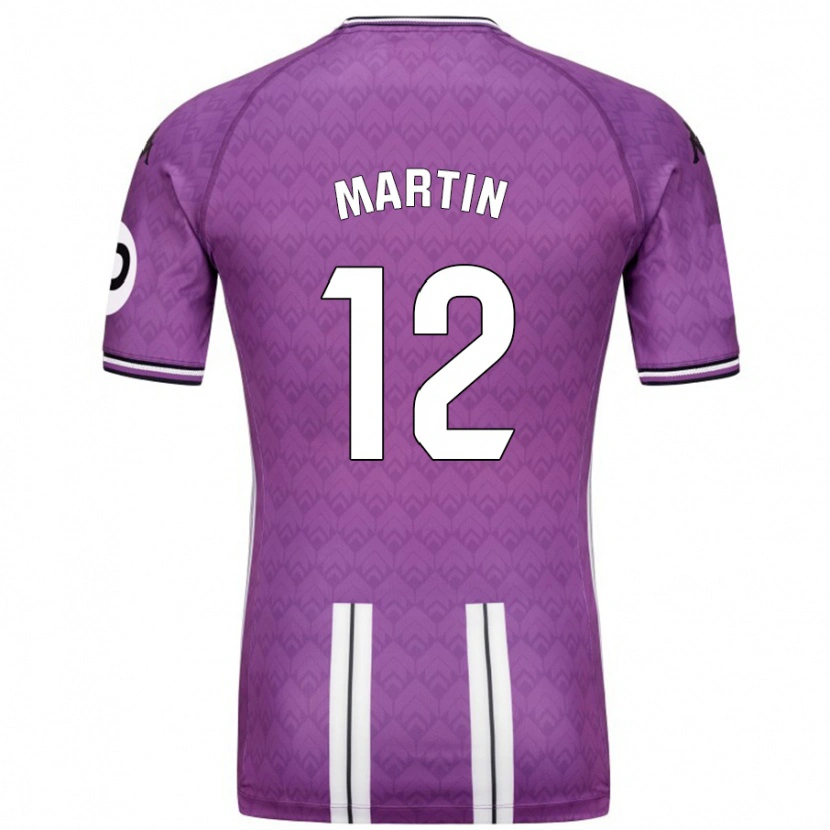 Danxen Herren Mario Martín #12 Violett Weiß Heimtrikot Trikot 2024/25 T-Shirt