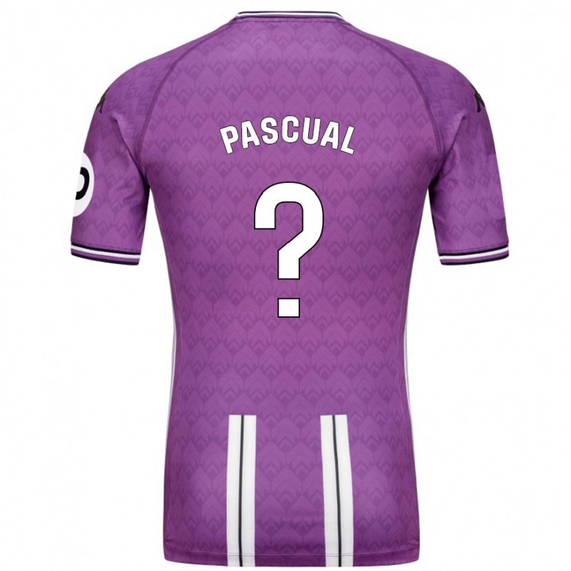 Danxen Herren Adrián Pascual #0 Violett Weiß Heimtrikot Trikot 2024/25 T-Shirt