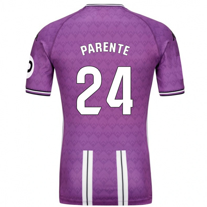 Danxen Herren Iago Parente #24 Violett Weiß Heimtrikot Trikot 2024/25 T-Shirt