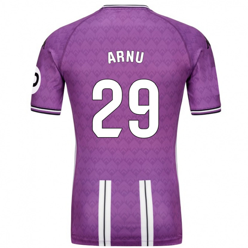 Danxen Herren Adrián Arnu #29 Violett Weiß Heimtrikot Trikot 2024/25 T-Shirt