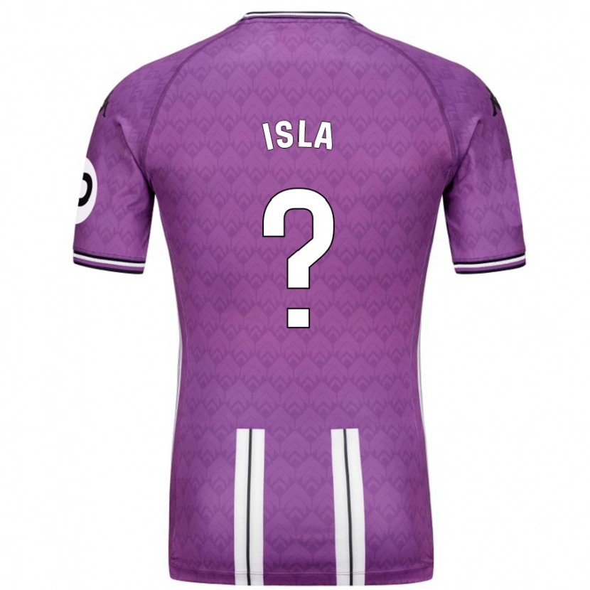 Danxen Herren Cristian Isla #0 Violett Weiß Heimtrikot Trikot 2024/25 T-Shirt