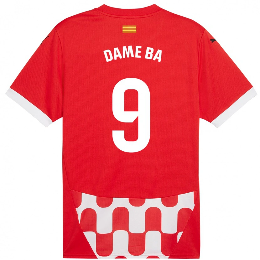 Danxen Herren Papa Dame Ba #9 Rot Weiß Heimtrikot Trikot 2024/25 T-Shirt