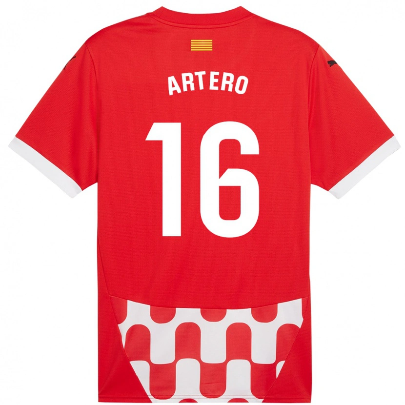 Danxen Herren Ricard Artero #16 Rot Weiß Heimtrikot Trikot 2024/25 T-Shirt