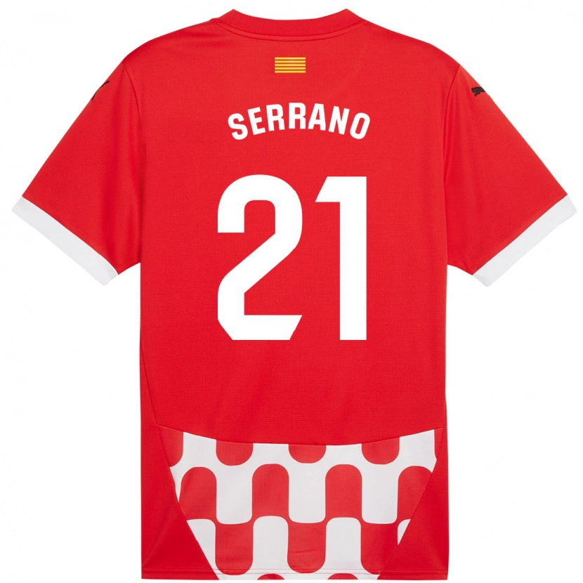 Danxen Herren Ot Serrano #21 Rot Weiß Heimtrikot Trikot 2024/25 T-Shirt