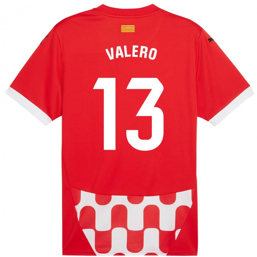 Danxen Herren Eliana Valero #13 Rot Weiß Heimtrikot Trikot 2024/25 T-Shirt