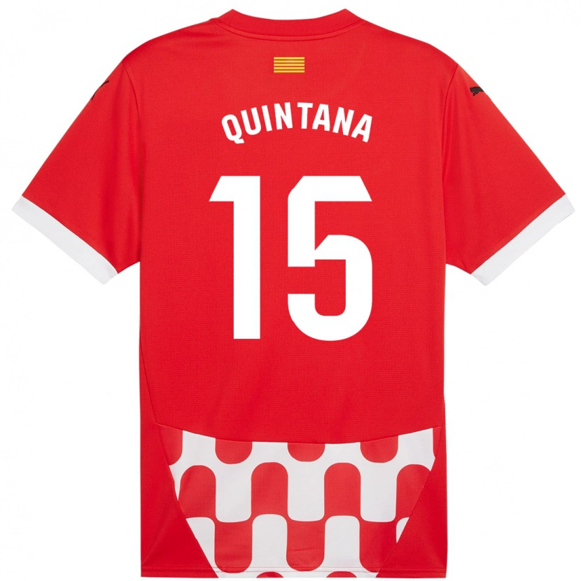 Danxen Herren Amru Quintana #15 Rot Weiß Heimtrikot Trikot 2024/25 T-Shirt