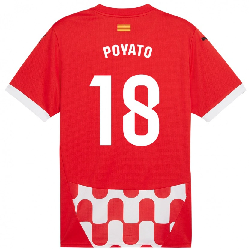 Danxen Herren Marina Poyato #18 Rot Weiß Heimtrikot Trikot 2024/25 T-Shirt