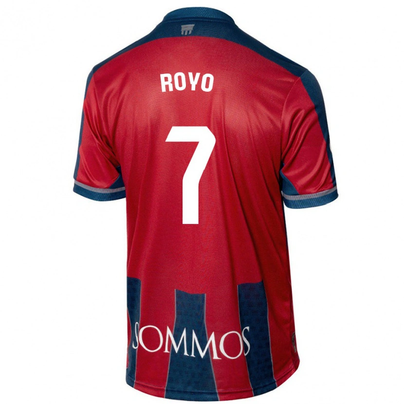 Danxen Herren Laura Royo #7 Rot Blau Heimtrikot Trikot 2024/25 T-Shirt