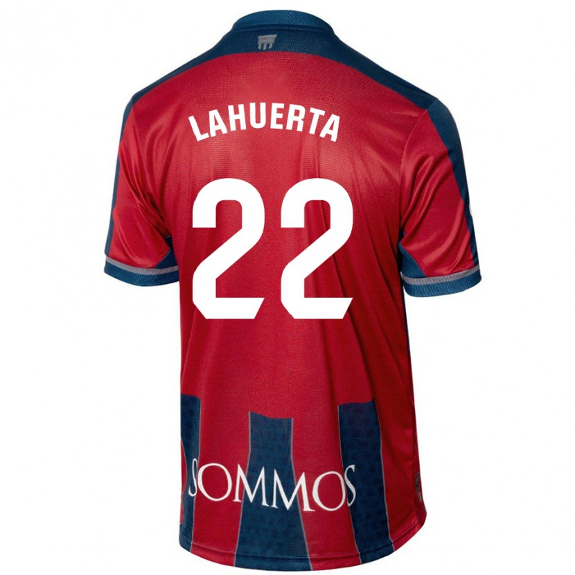 Danxen Herren Gema Lahuerta #22 Rot Blau Heimtrikot Trikot 2024/25 T-Shirt