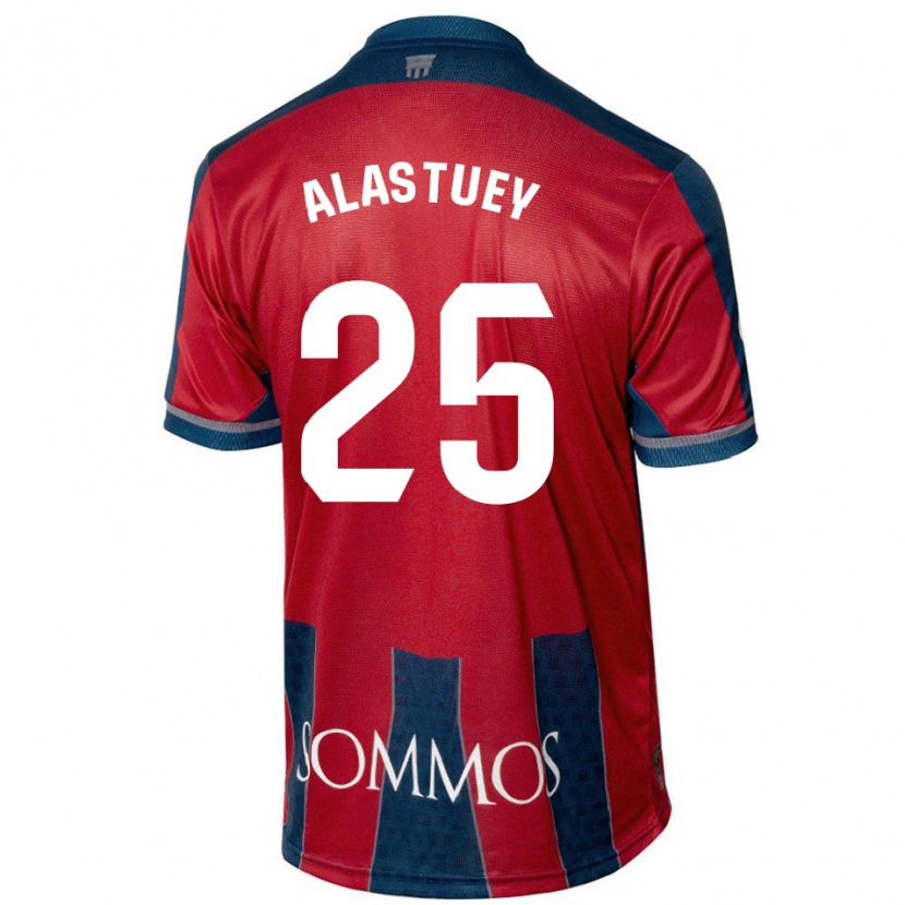 Danxen Herren Martina Alastuey #25 Rot Blau Heimtrikot Trikot 2024/25 T-Shirt