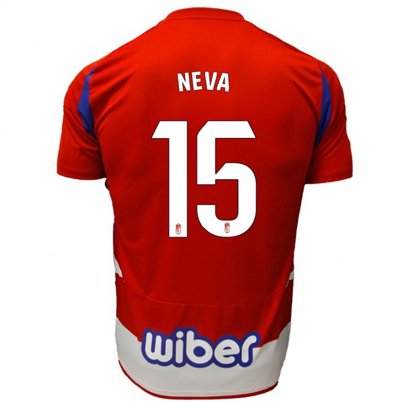 Danxen Herren Carlos Neva #15 Rot Weiß Blau Heimtrikot Trikot 2024/25 T-Shirt