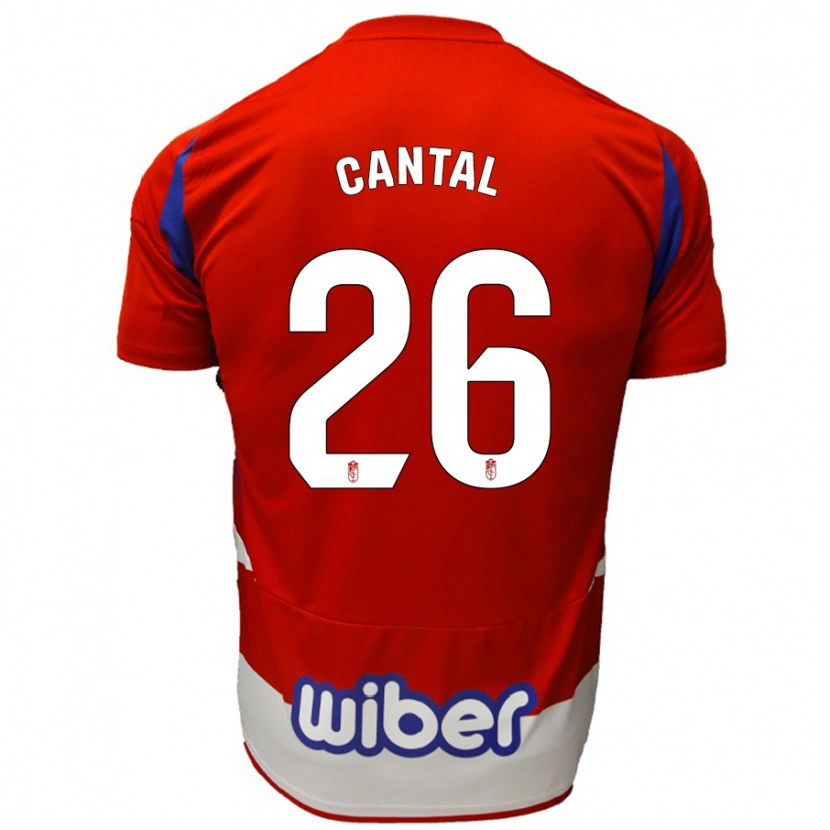 Danxen Herren Paco Cantal #26 Rot Weiß Blau Heimtrikot Trikot 2024/25 T-Shirt