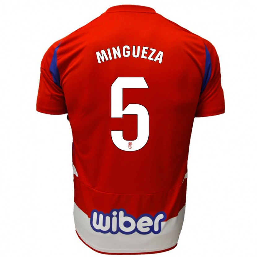 Danxen Herren Ariadna Mingueza #5 Rot Weiß Blau Heimtrikot Trikot 2024/25 T-Shirt