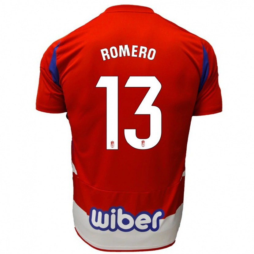 Danxen Herren Andrea Romero #13 Rot Weiß Blau Heimtrikot Trikot 2024/25 T-Shirt