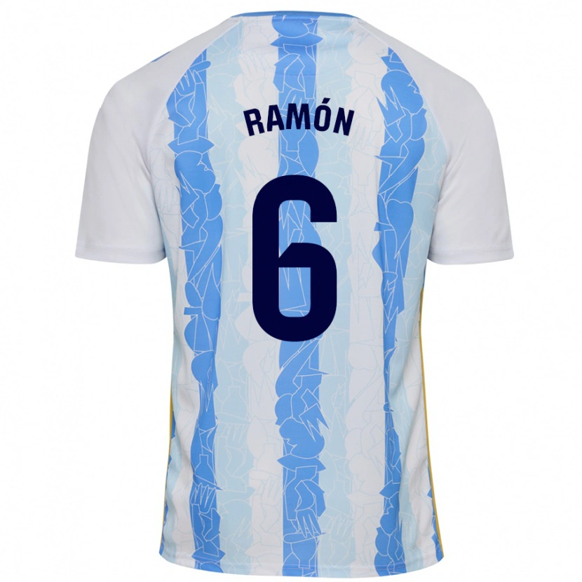 Danxen Herren Ramón Enríquez #6 Weiß Blau Heimtrikot Trikot 2024/25 T-Shirt